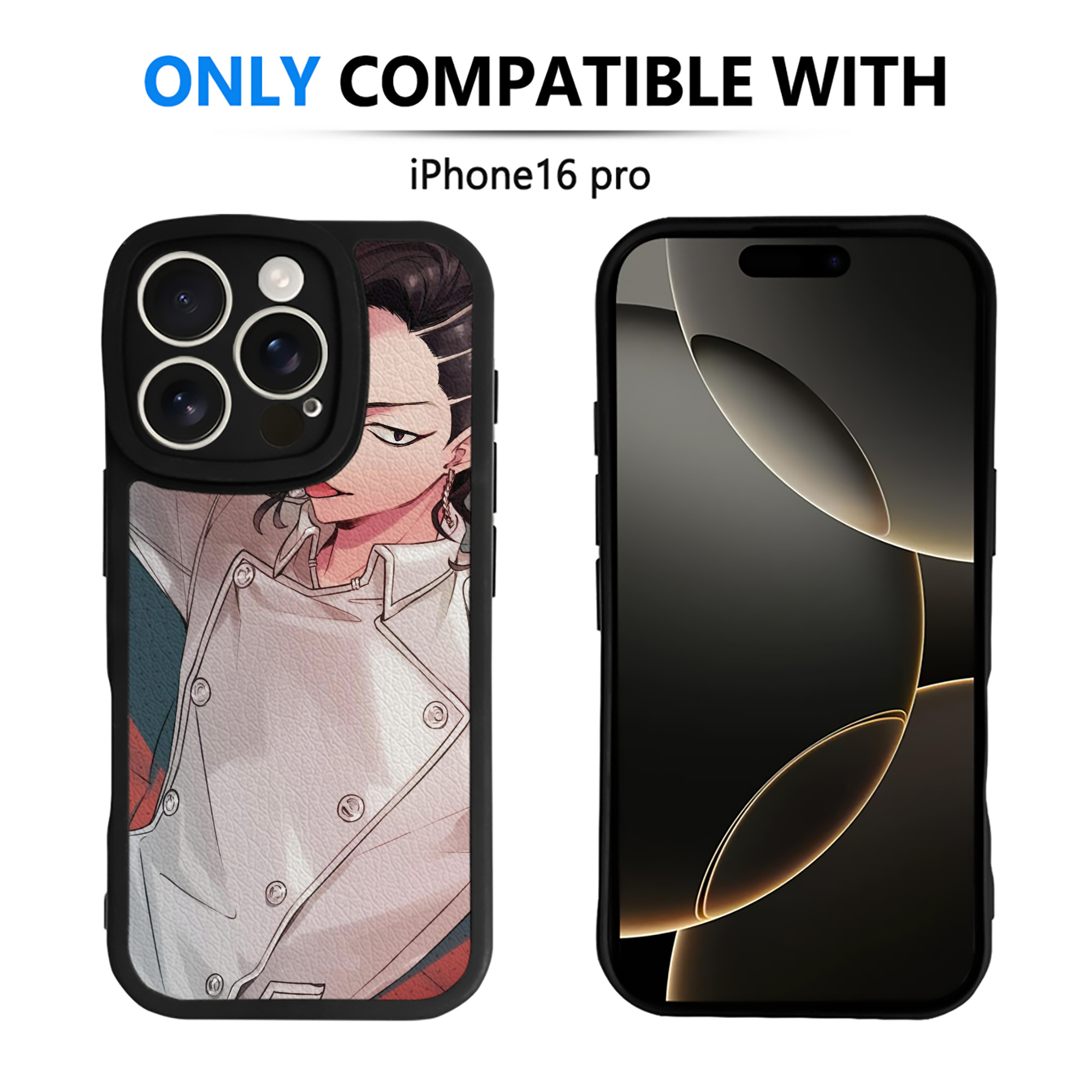 （画像用） 東京リベンジャーズ Tokyo Revengers 【iPhone 16シリーズ対応】シリコンスマホケース（レザー調） 材質：シリコン